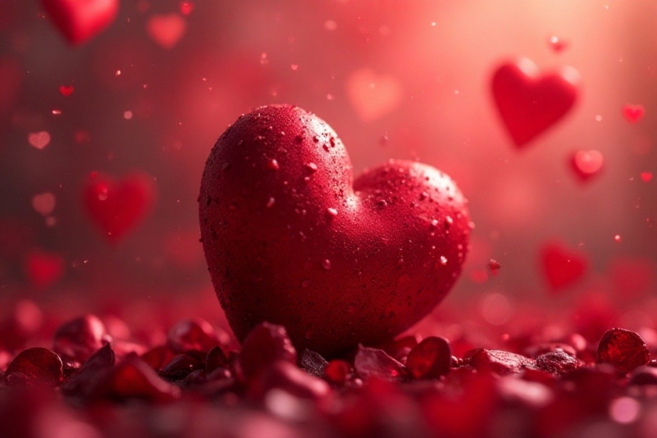 valentine's day, heart, red