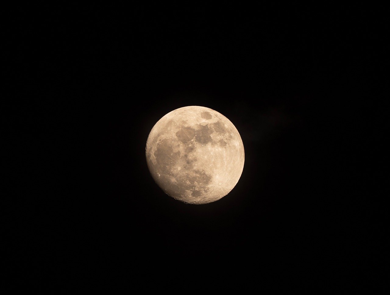 full moon, moon, night, sky, dark, lunar, luna, evening, landscape, fantasy, mystical, crater, space, planet, moonlight, astronomy, universe