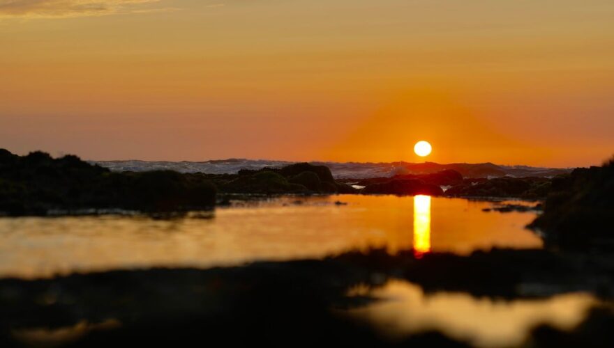 nature, sunset, sea, coast, reflection, waves, rocks, natural beauty, horizon, peaceful, view, calm, romantic, exploration, awareness, adventure, quest, peace, silence